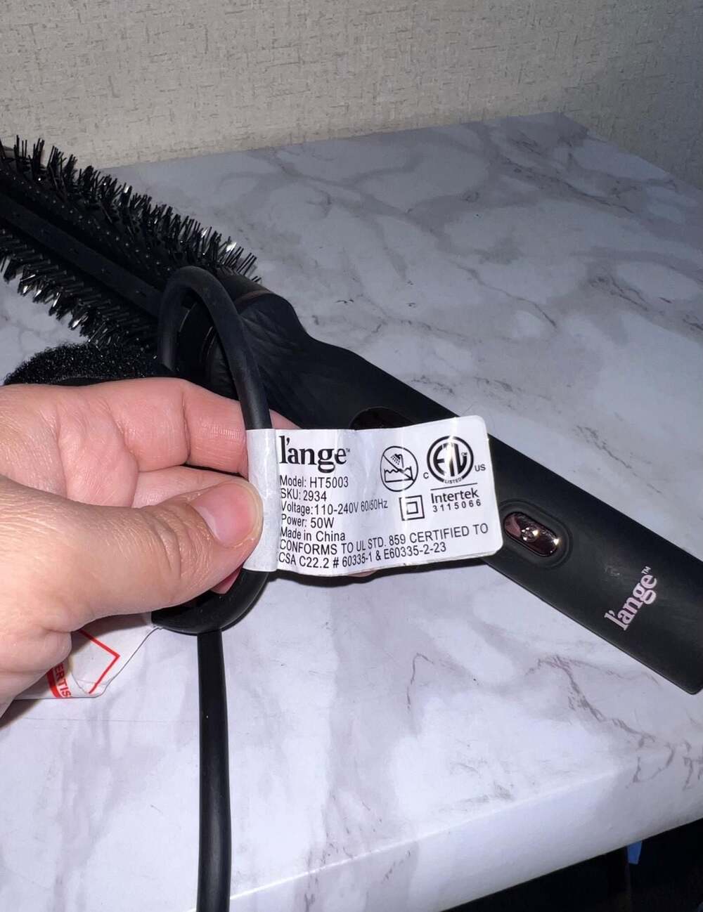 L'ange Le Ceramique Heated Round Brush - Picture 6 of 8